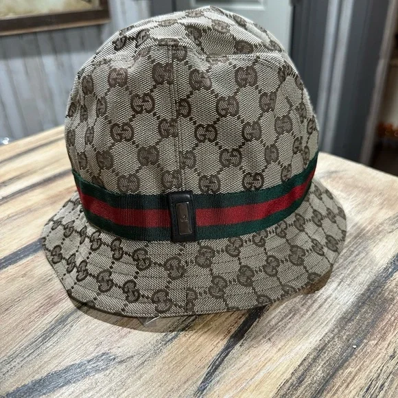 Gucci Monogram Bucket Hat - Picture 1 of 7